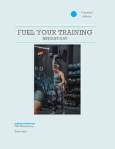 fuel your training