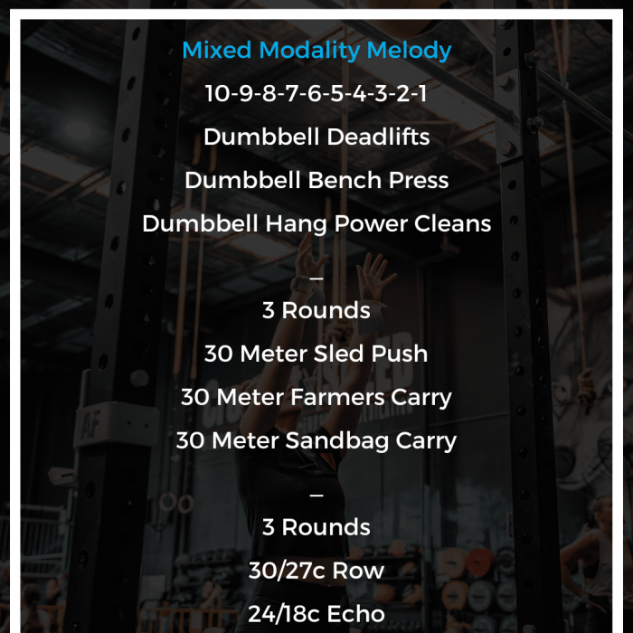 crossfit individual workout ideas